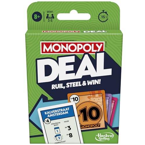 Monopoly Deal Kartenspiel – niederländische Version von Hasbro Gaming