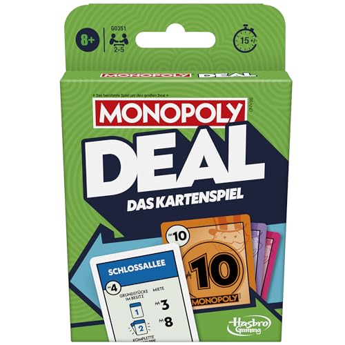 Monopoly Deal Kartenspiel von Hasbro Gaming