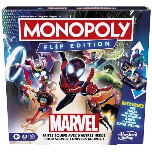 Monopoly Flip Marvel – FR von Hasbro Gaming