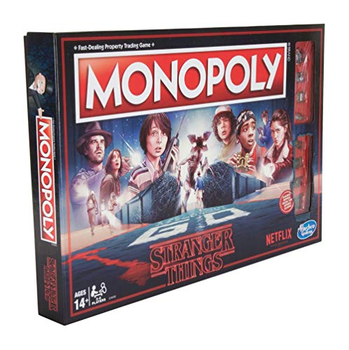 Monopoly Hasbro HASC45501020 Stranger Things, ENGLISCHE Version, Brettspiel für Kinder ab 14 Jahren von Hasbro Gaming
