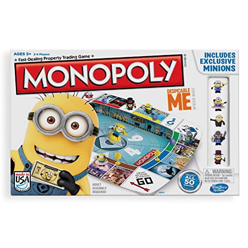 Monopoly - Ich Einfach Unverbesserlich 2 - Brettspiel (Anleitung in Englischer Sprache) von Hasbro Gaming