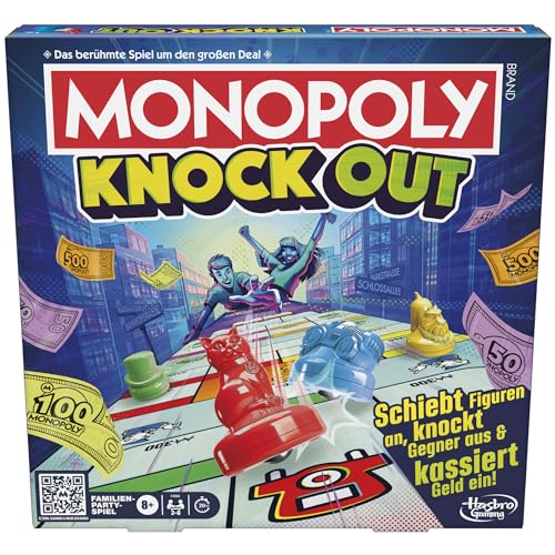 Monopoly Knockout Familien-Brettspiel, Deutsche Version von Hasbro Gaming