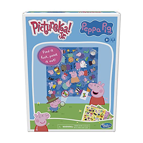 Pictureka! Junior Peppa Pig Bildspiel, lustiges Brettspiel für Vorschüler, ab 4 Jahren, kein Lesen erforderlich Pictureka! Junior Peppa Pig Bildspiel, lustiges Brettspiel für Vorschüler, ab 4 Jahren, kein Lesen erforderlich von Hasbro Gaming