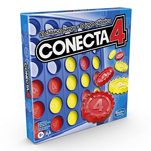 Pup Go 4 Gewinnt Klassik, Vier Gewinnt Reisespiel, kultiges Spiel für unterwegs und zum Mitnehmen, mit Ersatzchips, einfach zu Lernen von Hasbro Gaming