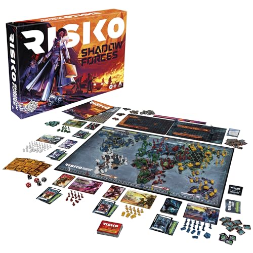 Risiko Shadow Forces, Legacy Brettspiel für Erwachsene und Familien, Spiel ab 13 Jahren für 3 − 5 Spieler, Avalon Hill von Hasbro Gaming