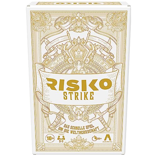 Hasbro Gaming Risiko Strike Karten- und Würfelspiel, strategisches Kartenspiel für 2 − 5 Spieler, 20 Min., Familienspiel, Partyspiel von Hasbro Gaming