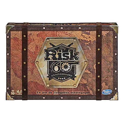 Risk – Gesellschaftsspiel Risk 60. Geburtstag Edition Collector – Strategiespiel – französische Version von Hasbro Gaming