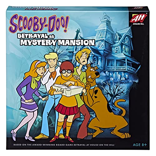 Avalon Hill Scooby Doo in Betrayal at Mystery Mansion | Official Scooby Doo + Betrayal at House on The Hill Board Game | von Hasbro Gaming