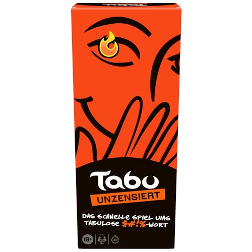 Taboo Unzensiert, Partyspiel für Erwachsene, Brettspiel von Hasbro Gaming