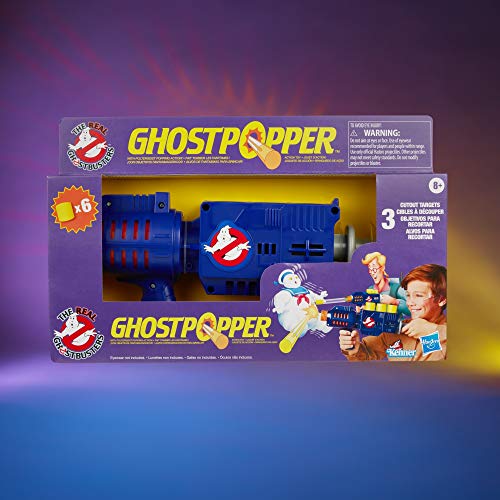 Ghostbusters Hasbro Kenner Classics Ghostpopper Retro Blaster mit 6 Schaumstoff-Projektilen, für Kinder ab 8 Jahren von Ghostbusters