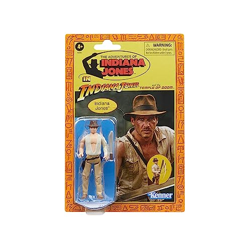 Indiana Jones et le Temple maudit Retro Collection, figurine Indiana Jones de 9,5 cm von Hasbro