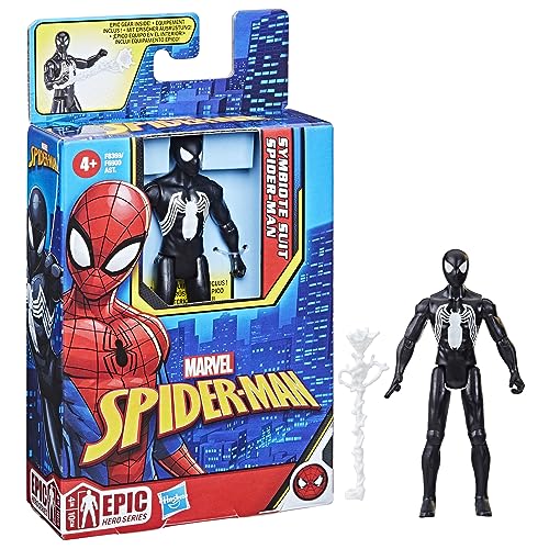 Marvel Spider-Man Epic Hero Series Symbiote Suit Spider-Man Action-Figur (10 cm) von Hasbro Marvel
