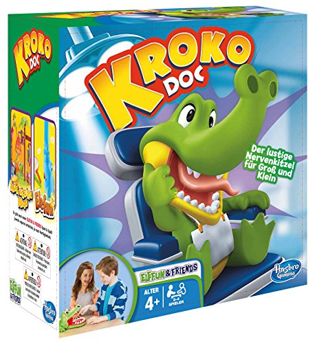 Hasbro Kroko Doc, Geschicklichkeitsspiel für Vorschulkinder von Hasbro Gaming