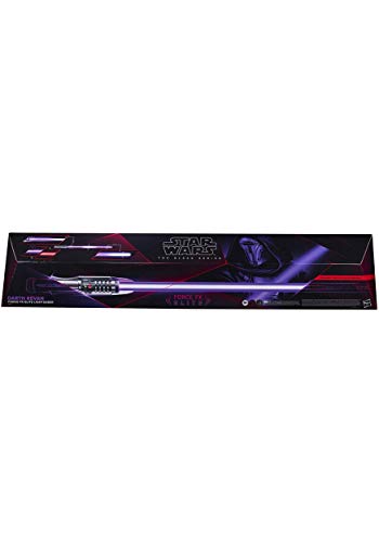 Star Wars Hasbro E8940 The Black Series Darth Revan Force FX Elite Lichtschwert mit LED und Soundeffekten, Rollenspiel-Artikel für Erwachsene zum Sammeln, Standard, One Size von Star Wars