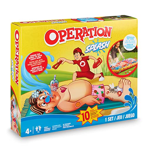 Hasbro SOAK-7103 Spritzer Operation Outdoor-Spiele, Mehrfarbig, 45 x 25 von Hasbro