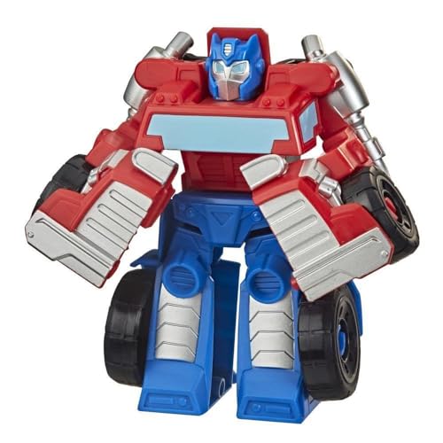 Playskool Heroes Transformers Rescue Bots Academy Optimus Prime Converting Spielzeug, 11,4 cm Actionfigur, Spielzeug für Kinder ab 3 Jahren von Playskool Heroes