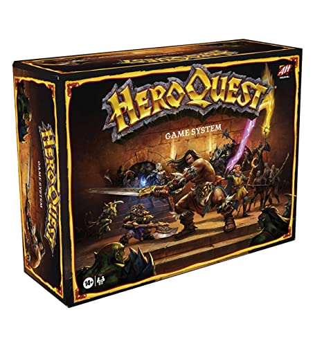 Hasbro Gaming Avalon Hill HeroQuest Spielsystem Tisch-Brettspiel, immersives Fantasy-Dungeon-Crawler-Abenteuerspiel für Kinder ab 14 Jahren, 2–5 Spieler von Hasbro Gaming