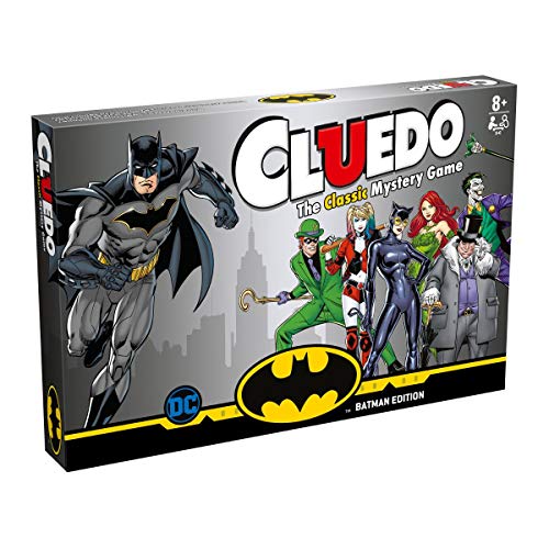 Hasbro Moves: Cluedo - Batman Edition Board Game (WM00839-EN1), WM00839-EN1-6, Mehrfarbig von Winning Moves