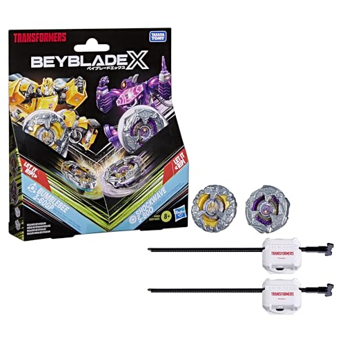 Hasbro Beyblade X und Transformers Collab, Bumblebee 3-60GP vs. Shockwave 5-80O von Hasbro