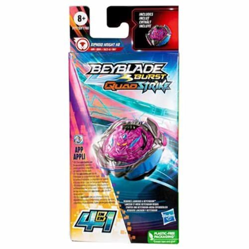 Beyblade Burst QuadStrike – F7779 – Rotierender Kreiselsatz – Xiphoid Knight K8 Beyblade Burst QuadStrike – F7779 – Rotierender Kreiselsatz – Xiphoid Knight K8 von Hasbro