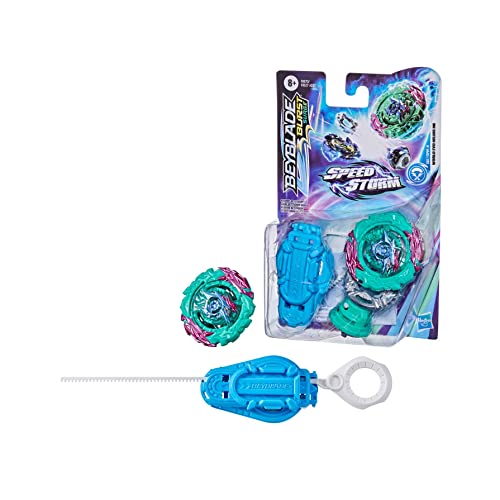 Beyblade Burst Surge, Starter Pack mit Speedstorm World Evo Helios H6 Wettkampfkreisel und Launcher von Hasbro