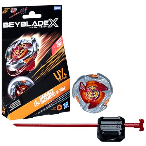 Beyblade X Hammer Incendio 3-70H Starter Pack Kreisel und Starter Beyblade X Hammer Incendio 3-70H Starter Pack Kreisel und Starter von Hasbro