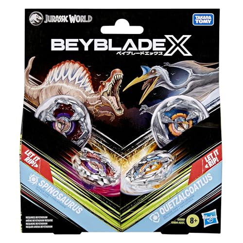 Beyblade X Jurassic World Collab Spinosaurus vs. Quetzalcoatlus Multipack Set von Hasbro