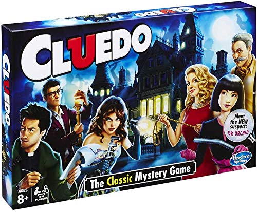 Cluedo, Das klassische Mystery-Spiel – beseitigen Sie Verdächtige und entdecken Sie Whodunit, mit was und wo! von Hasbro