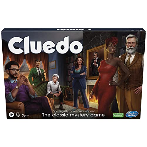 Hasbro Gaming Cluedo Brettspiel für Kinder ab 8 Jahren, neu interpretierter Klassiker für 2-6 Spieler, Detektiv-Rätselspiele, Familienzeit und Erwachsene Hasbro Gaming Cluedo Brettspiel für Kinder ab 8 Jahren, neu interpretierter Klassiker für 2-6 Spieler, Detektiv-Rätselspiele, Familienzeit und Erwachsene von Hasbro Gaming