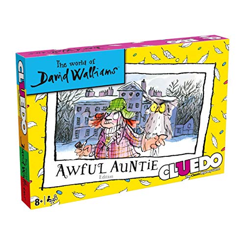 Winning Moves The World of David Walliams Awful Auntie Edition Cluedo Mystery Board Game, Play with Stella, Gibbon, and The Ghosts of Lord and Lady Saxby, Makes a Great Gift for Ages 8 Plus von Winning Moves