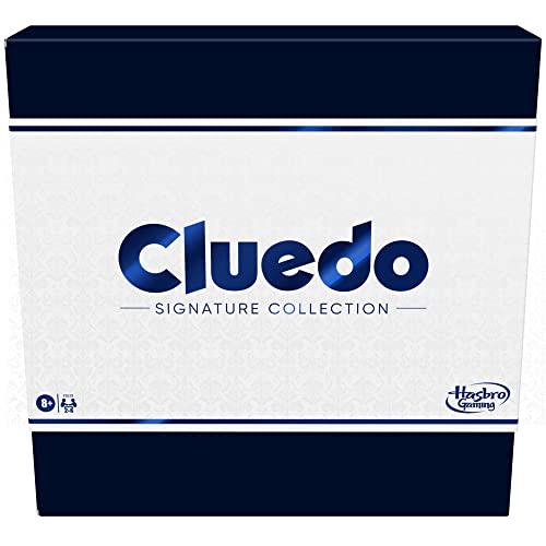 Cluedo Signature Collection Familienbordspiel für 2 bis 6 Spieler, hochwertige Verpackung und Teile, Spiel für 8+ von Hasbro Gaming