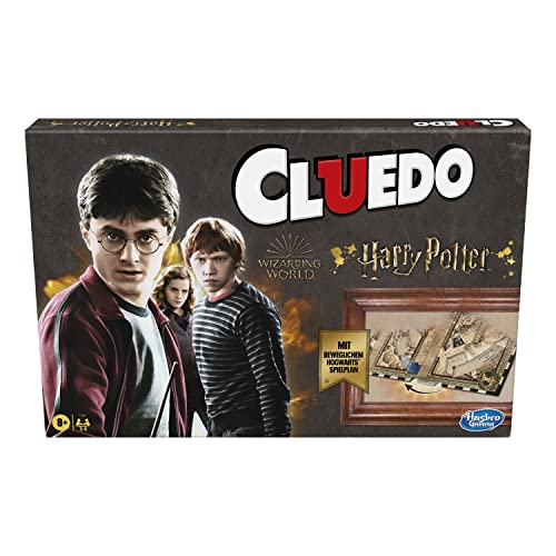 Cluedo: Wizarding World Harry Potter Edition, Detektivspiel für 3-5 Spieler, für Kinder ab 8 Jahren, Deutsche Version von Hasbro