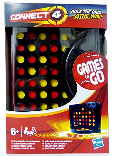 Connect 4 / Vier Gewinnt Kompakt Reisespiel Mitnehmspiel von Hasbro