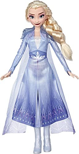 Disney Die Eiskönigin ELSA Puppe mit langem blondem Haar und blauem Outfit zu Disney Die Eiskönigin 2, Spielzeug für Kinder ab 3 Jahren Disney Die Eiskönigin ELSA Puppe mit langem blondem Haar und blauem Outfit zu Disney Die Eiskönigin 2, Spielzeug für Kinder ab 3 Jahren von Disney Frozen