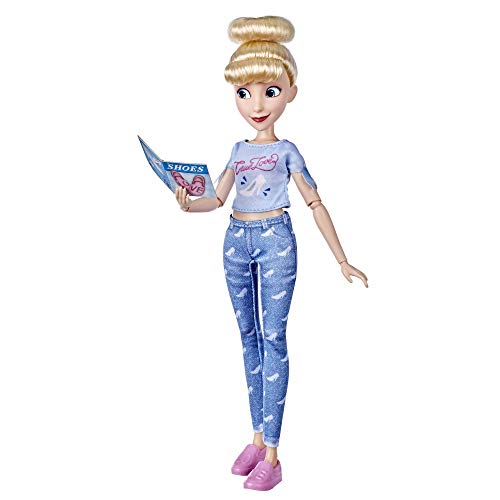 Disney Princess Comfy Squad Cinderella Fashion Puppe, Spielzeug inspiriert vom Film Ralph bricht das Internet, lässige Outfit Puppe, Mädchen ab 5 Jahren von Disney Princess