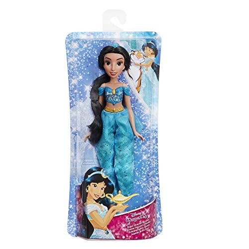 Disney Prinzessin Schimmerglanz Jasmin, Puppe, inkl. Krone und Schuhe von Disney Princess