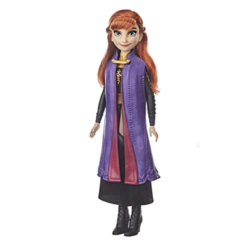 Disneys Die Eiskönigin 2 Anna Modepuppe mit Langen roten Haaren, Rock, Schuhen, Spielzeug inspiriert durch Die Eiskönigin 2 von Frozen