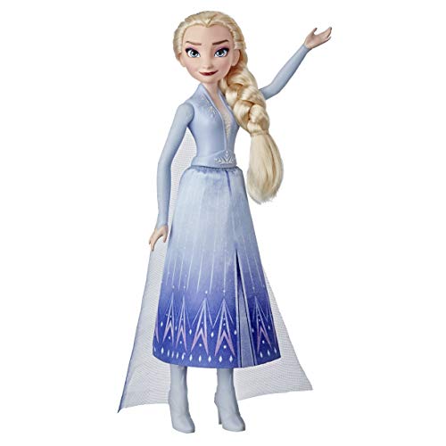 Disneys Die Eiskönigin 2 ELSA Modepuppe mit Langen blonden Haaren, Rock, Schuhen, Spielzeug inspiriert durch Die Eiskönigin 2 von Hasbro