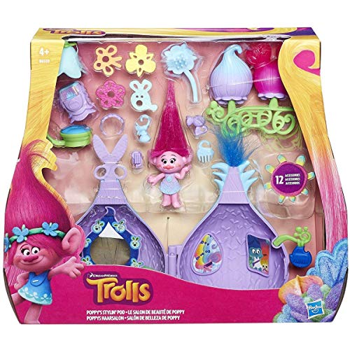 Hasbro Trolls B6559EU5 - Trollstadt Poppys Haarsalon, Spielset von Hasbro Trolls