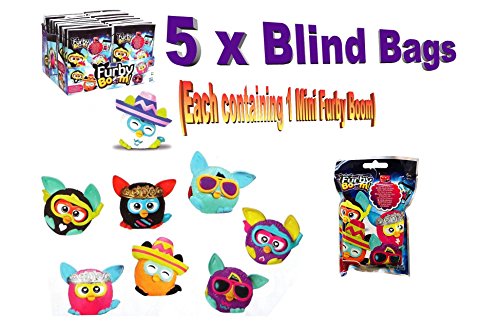 Furby Boom 2 Mini Furbling Bundle of 5 Mystery Packs Assortment Varies by Hasbro von Hasbro