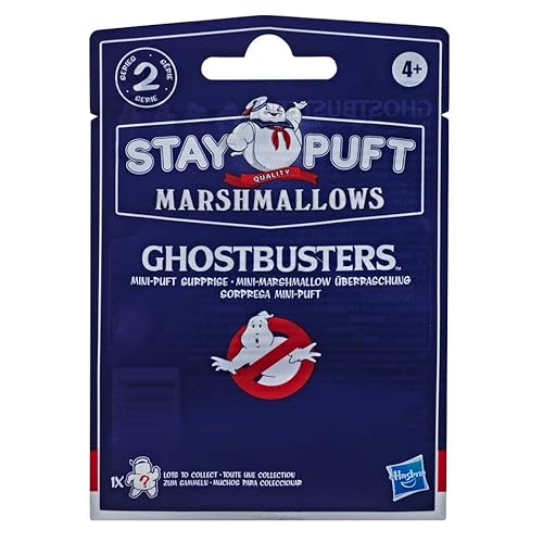 Ghostbusters Stay Puft Mini-Marshmallow Überraschungstüte, Serie 1, zufällig sortierte 3,5 cm große Figuren, 6 zum Sammeln, ab 4 Jahren von Hasbro Ghostbusters