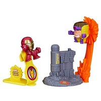 HASBRO F70655X0 Marvel Stunt Squad Iron Man vs. M.O.D.O.K. Spielset von Hasbro