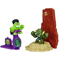 HASBRO F70665X0 Marvel Stunt Squad Hulk vs. Abomination Spielset von Hasbro