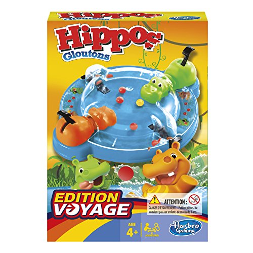 Hasbro B1001103 - Reisespiel Eat Hippo, französische Version von Hasbro Gaming