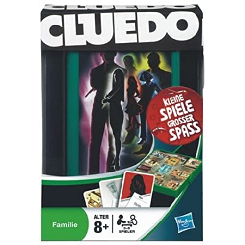 Hasbro 29193100 - Cluedo Kompakt - Reisespiel von Hasbro Gaming