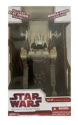 Hasbro AT-ST Walker (All Terrain Scout Transport) + AT-ST Driver 'ROTJ' Star Wars The Legacy Collection - Raumschiff - Kind - Jungen - Unisex von Hasbro