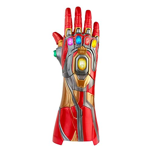Hasbro Marvel Legends Series Iron Man Nano Gauntlet, elektronischer Handschuh mit Gelenken, Lichtern und Sounds, abnehmbare Infinity-Steine, F0196, One Size von Hasbro Avengers