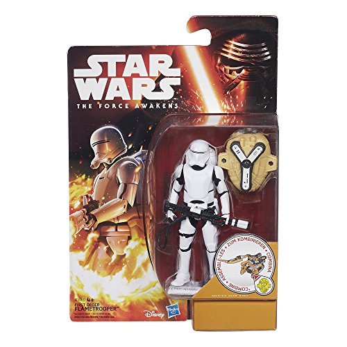 Star Wars Hasbro B3969ES0 - E7 3.75" Basisfigur: First Order Flametrooper, Actionfigur von Star Wars