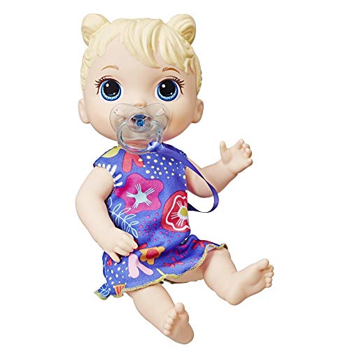 Baby Alive Süßes Schnullerbaby, blondhaarige Puppe für Kinder ab 3 Jahren von Baby Alive