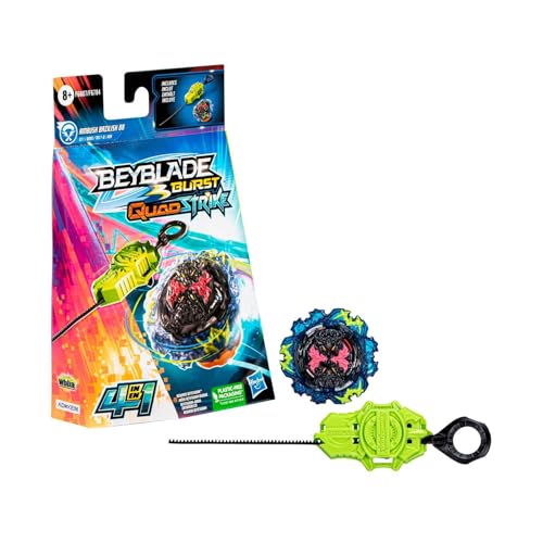 Beyblade Burst QuadStrike, Starter Pack mit Ambush Bazilisk B8 Wettkampfkreisel Typ Angriff/Balance und Launcher Beyblade Burst QuadStrike, Starter Pack mit Ambush Bazilisk B8 Wettkampfkreisel Typ Angriff/Balance und Launcher von Hasbro